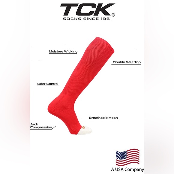 TCK Prosport Tube Socks Baseball Socks, Softball Socks, Football Socks - Picture 4 of 6